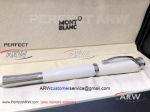 Perfect Replica Mont Blanc Princesse Monaco White Resin Fineliner Pen